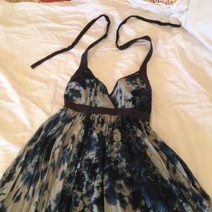 Vintage tie dye maxi dress